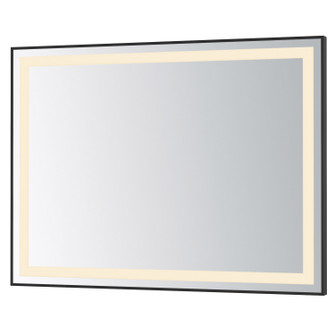 Framed LED Mirror in Black (86|E42094-BK)