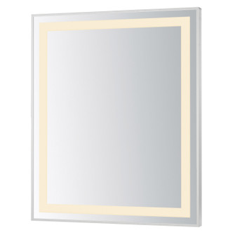 Framed LED Mirror in Satin Nickel (86|E42093-SN)