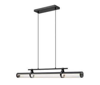 Benoit LED Linear Chandelier in Matte Black (224|1959-44L-MB-LED)
