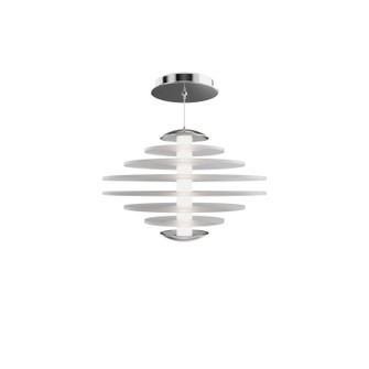 Loopey LED Pendant in Chrome (34|PD420614-CH)
