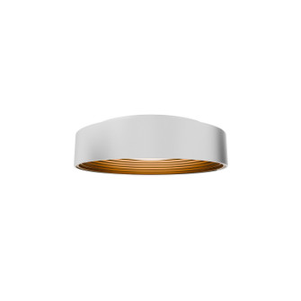 Gaston LED Flush Mount in White/Gold (34|FM701618-WT/GO)