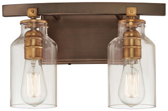 Morrow Two Light Bath in Harvard Court Bronze W/Gold Hi (7|3552-588)