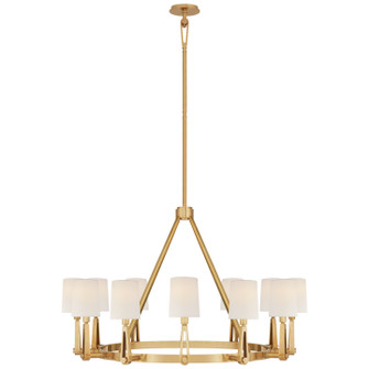 Alpha 12 Light Chandelier in Hand-Rubbed Antique Brass (268|TOB 5512HAB-L)