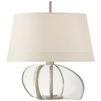 Orillon Two Light Accent Lamp in Polished Nickel and Crystal (268|TOB 3990PN/CG-S)