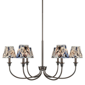 Cambria Six Light Chandelier in Oil Rubbed Bronze (62|1622-6 ORB-HGB)