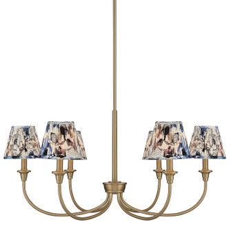 Cambria Six Light Chandelier in Brushed Champagne Brass (62|1622-6 BCB-HGB)