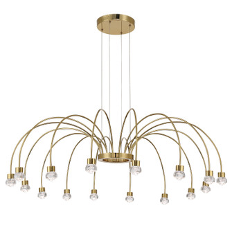Vario LED Chandelier in Titanium Gold (62|1573-16 TG-B)