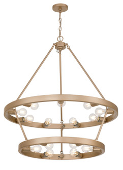 Castile 15 Light Chandelier in French Gold (62|1019-96 FRG)