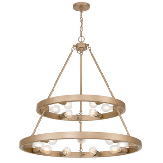 Castile 15 Light Chandelier in French Gold (62|1019-69 FRG)