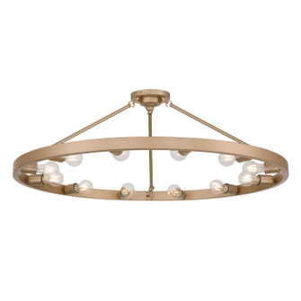 Castile 12 Light Semi-Flush Mount in French Gold (62|1019-12SF FRG)