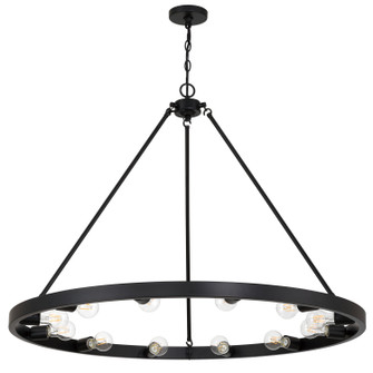 Castile 12 Light Chandelier in Matte Black (62|1019-12 BLK)