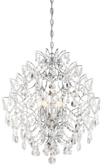 Isabella's Crown Six Light Chandelier in Chrome (7|3157-77)
