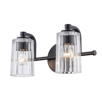 Two Light Vanity in Black (110|22792 BK)