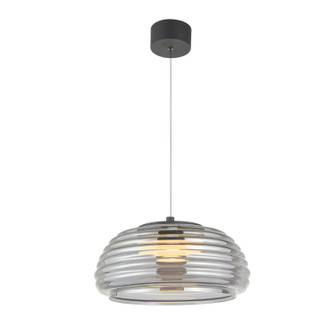 Haze LED Pendant in Black/Smoke (78|AC5011SM)