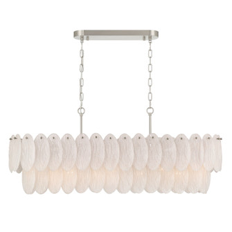 Serena Nine Light Island Chandelier in Satin Nickel (78|AC12264SN)
