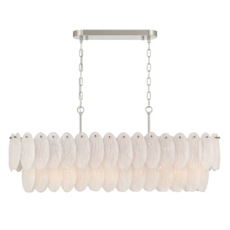 Serena Nine Light Island Chandelier in Satin Nickel (78|AC12264SN)