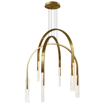 Curva LED Chandelier in Brass (401|1725P38-6-624)