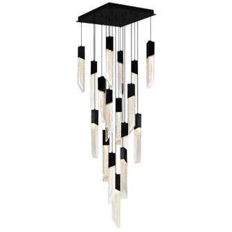 Petra LED Chandelier in Black (401|1723P24-17-101)