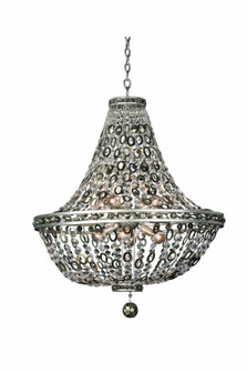 Lucia Eight Light Pendant in Vintage Silver Leaf (238|029952-042)