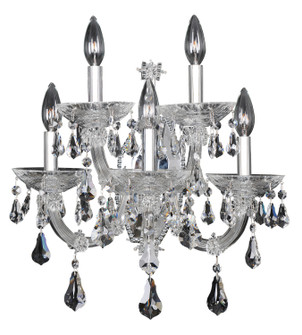 Brahms Five Light Wall Bracket in Chrome (238|023421-010-FR001)