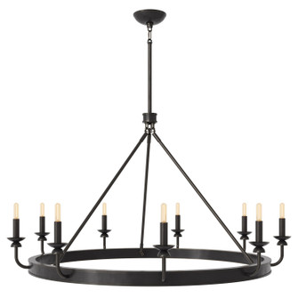 William Nine Light Chandelier in Deep Patina Bronze (165|Z270)