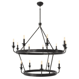 William 14 Light Chandelier in Deep Patina Bronze (165|Z269)