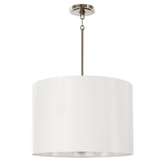 Jack Four Light Pendant in Matte Silver Interior w/Polished Nickel (165|S496MDY)