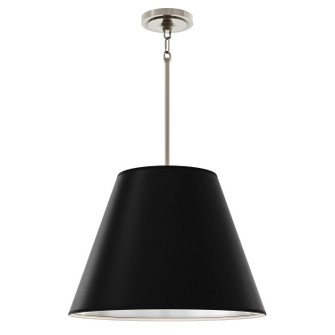 Janet Four Light Pendant in Matte Silver Interior w/Polished Nickel (165|S495MOS)
