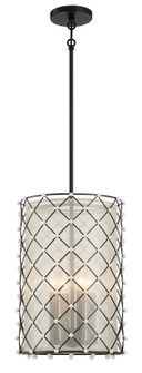 Sheer Elegance Four Light Pendant in Coal (7|2863-66A)