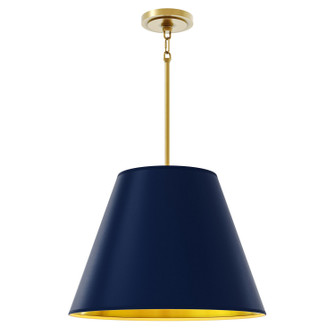 Janet Four Light Pendant in Matte Gold Interior w/Modern Brass (165|495MMB)
