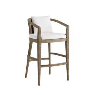 Sobek Outdoor Bar Stool in Pearl/Kona (314|FSS15)