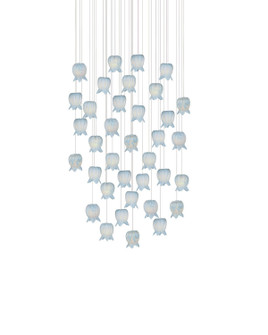 Polpo 36 Light Pendant in Blue/Silver (142|9000-1417)