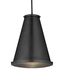 Seafarer One Light Pendant in Matte Black/Clear (142|9000-1367)