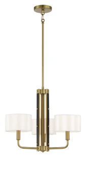 Chelsea by Robin Baron Three Light Chandelier in Soft Brass (7|2783-695)