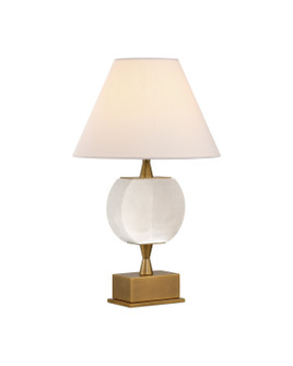 Meandro LED Table Lamp in White/Antique Brass (142|6700-0022)