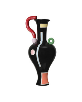Fauvist Vase in Black/Green/Red/Yellow/Orange (142|1200-1093)