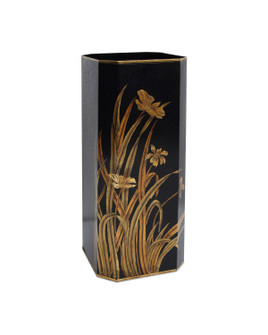 Glasshouse Umbrella Stand in Black/Gold (142|1200-1064)