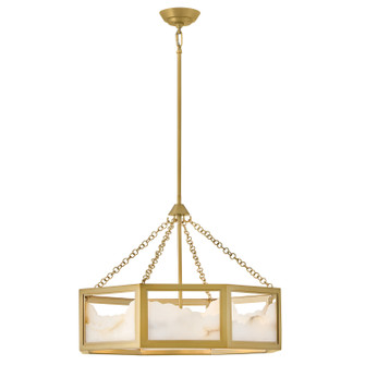 Veleta LED Chandelier in Lacquered Brass (138|FR41534LCB)