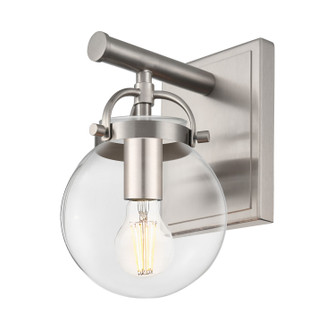 Downtown Urban One Light Wall Sconce in Satin Nickel (405|416-1W-SN-G202-6)