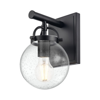 Downtown Urban One Light Wall Sconce in Matte Black (405|416-1W-BK-G204-6)