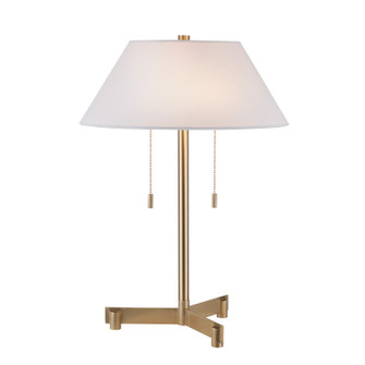 Margot Two Light Table Lamp in Warm Brass (110|RTL-9245 AB)