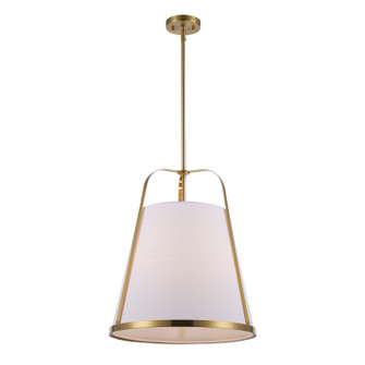 Cass Three Light Pendant in Antique Gold (110|PND-2311 AG)