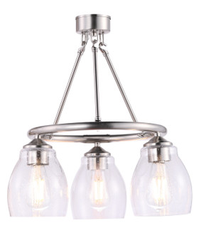 Winsley Three Light Chandelier in Brushed Nickel (7|2437-84) Winsley Three Light Chandelier in Brushed Nickel (7|2437-84)