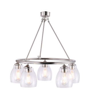 Winsley Five Light Chandelier in Brushed Nickel (7|2435-84)