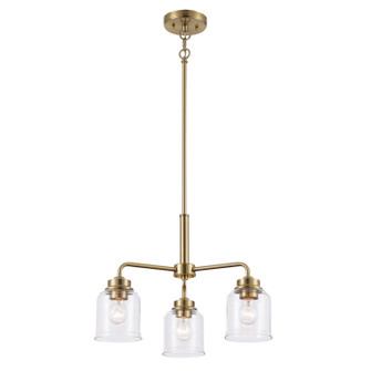 Zoe Three Light Pendant in Antique Gold (110|72055-3 AG)