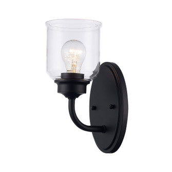 Zoe One Light Wall Sconce in Black (110|72051 BK)