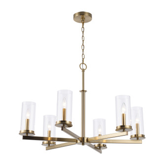 Carter Six Light Chandelier in Antique Gold (110|72046 AG)
