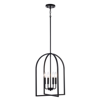 Adelia Four Light Chandelier in Black (110|72036 BK)
