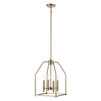 Birdy Four Light Pendant in Antique Gold (110|11834 AG)