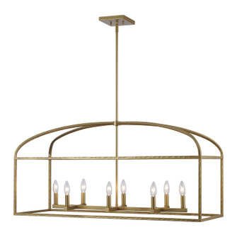 Sabriel Eight Light Pendant in Antique Gold (110|11818 AG)